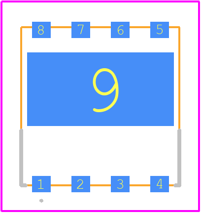 SGT105R70ILB - STMicroelectronics PCB footprint - Other - Other - PowerFLAT 8x8 HV for PowerGaN_2026-1.2