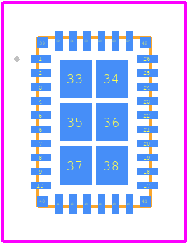 LT8646SAAV#TRPBF - Analog Devices PCB footprint - Other - Other - LQFN Package 32-Lead (6mm x 4mm x 0.94mm)