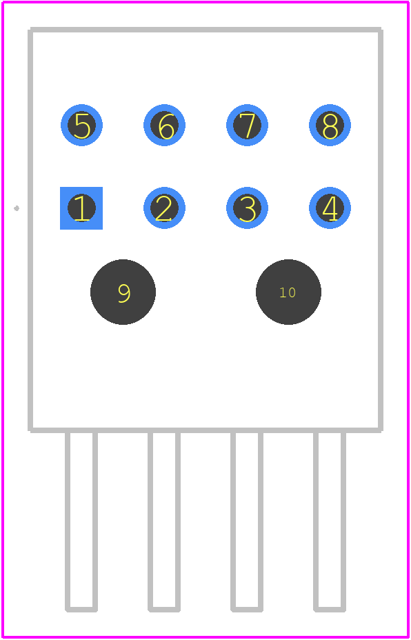 0447640811 - Molex PCB footprint - Other - Other - 0447640811-2