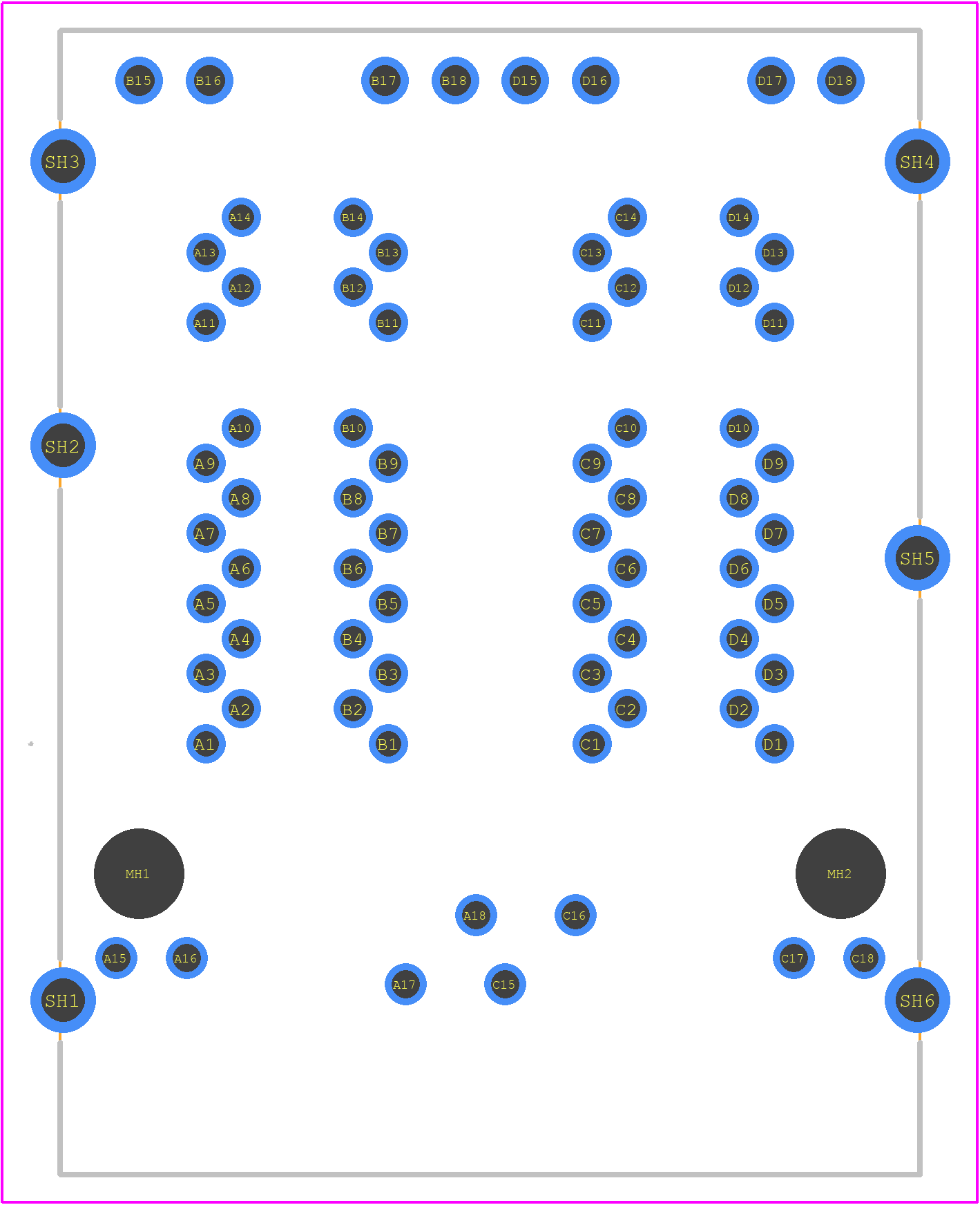2496687-1 - TE Connectivity PCB footprint - Other - Other - 2496687-1-2