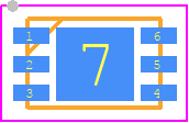 TMR2652D - MDT PCB footprint - Small Outline No-lead - Small Outline No-lead - DFN6L