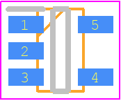 TMR2104LS - MDT PCB footprint - SOT23 (5-Pin) - SOT23 (5-Pin) - SOT23-5