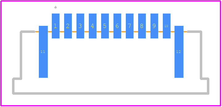 SFW10R-6STE1LF - Amphenol PCB footprint - Other - Other - SFW10R-6STE1LF-2
