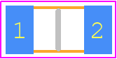 1206CG470J9BB - TDK PCB footprint - Capacitor Chip Non-polarised - Capacitor Chip Non-polarised - 1206CG470J9BB