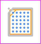 STBC02CJR - STMicroelectronics PCB footprint - BGA - BGA - Flip Chip 30 (2.59 x 2.25 mm)