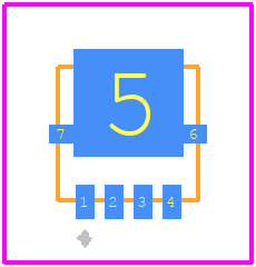 STL35N3LH8 - STMicroelectronics PCB footprint - Other - Other - PowerFLAT 3.3x3.3