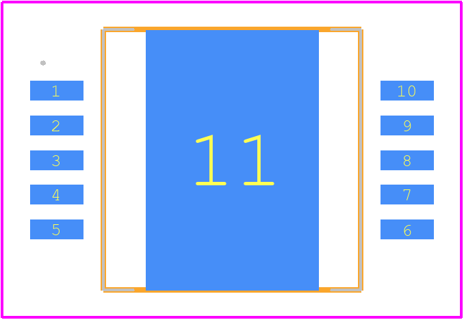 VN610SP13TR - STMicroelectronics PCB footprint - Other - Other - PowerSO-10