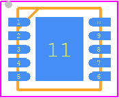 L6728AHTR - STMicroelectronics PCB footprint - Small Outline No-lead - Small Outline No-lead - VFDFPN10 3 x 3 mm