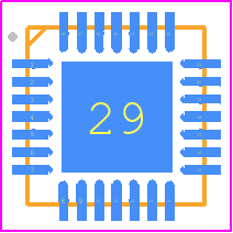 STPMIC1LDPQR - STMicroelectronics PCB footprint - Quad Flat No-Lead - Quad Flat No-Lead - VFQFPN (4.0X4.0.X1.0)