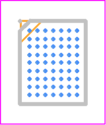 STM32L151UCY6STR - STMicroelectronics PCB footprint - BGA - BGA - WLCSP63_2026-2.2