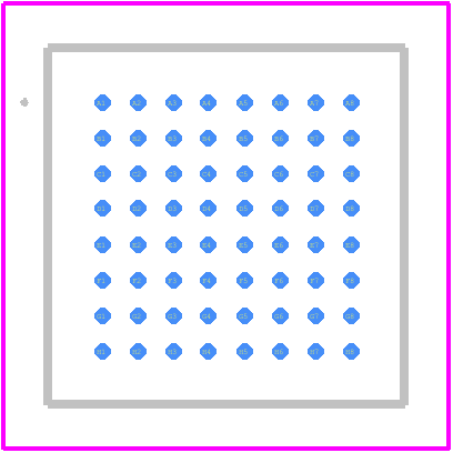 STR755FR2H6 - STMicroelectronics PCB footprint - Other - Other - LFBGA64 8x8