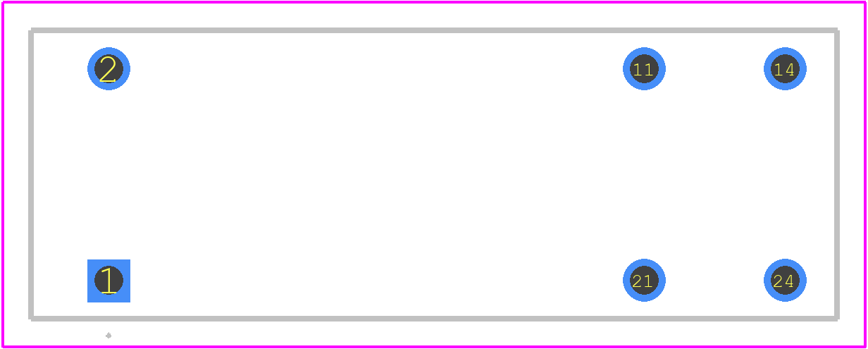 43.61.9.006.2300 - FINDER PCB footprint - Other - Other - 43.61.9.006.2300-1