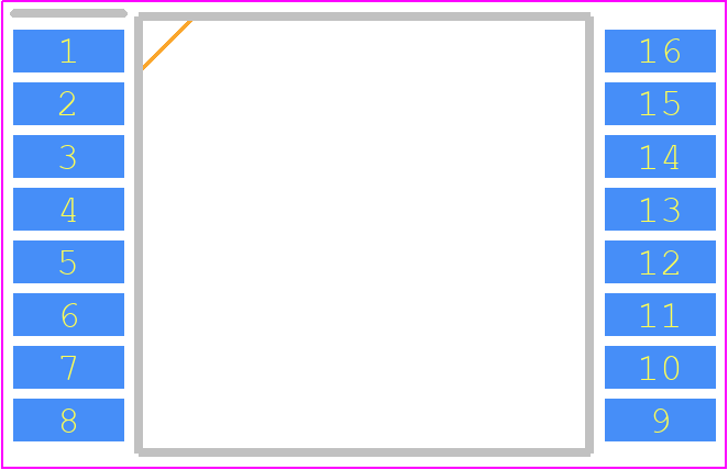 GT100N20TT - GOFORD PCB footprint - Small Outline Packages - Small Outline Packages - TOLT-8L