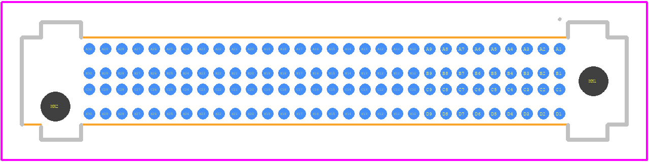 SEAM8-30-S02.0-L-04-3 - SAMTEC PCB footprint - Other - Other - SEAM8-30-S02.0-L-04-3-1