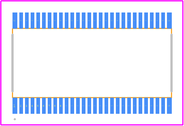 PCF8576DT - NXP PCB footprint - Other - Other -  SOT364-1