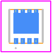 MCG6D0P03L-TP - MCC PCB footprint - Other - Other - DFN3333_23