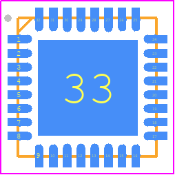 STEF12H60GPUR - STMicroelectronics PCB footprint - Quad Flat No-Lead - Quad Flat No-Lead - QFN 32 (5 x 5)