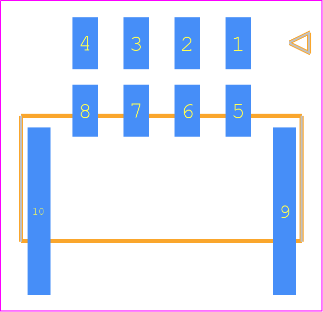 1054052408 - Molex PCB footprint - Other - Other - 1054052408