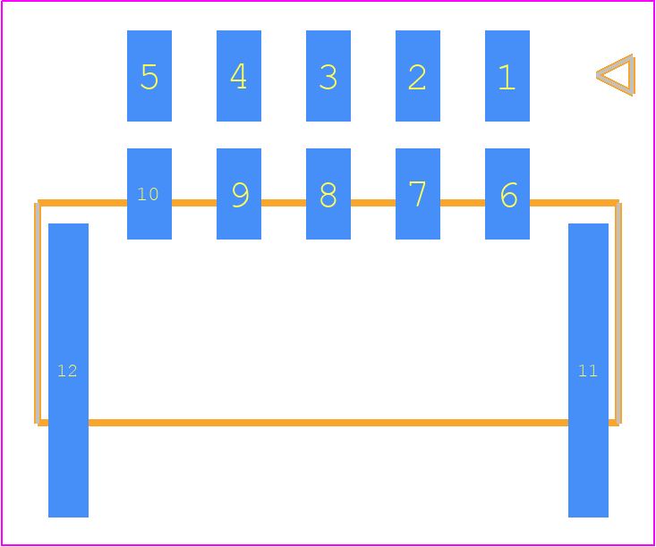 1054052410 - Molex PCB footprint - Other - Other - 1054052410