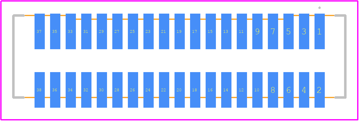 5041873870 - Molex PCB footprint - Other - Other - 5041873870-3