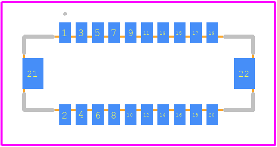 2241420200 - Molex PCB footprint - Other - Other - 2241420200-1
