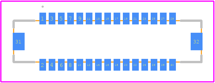 2241420300 - Molex PCB footprint - Other - Other - 2241420300-1