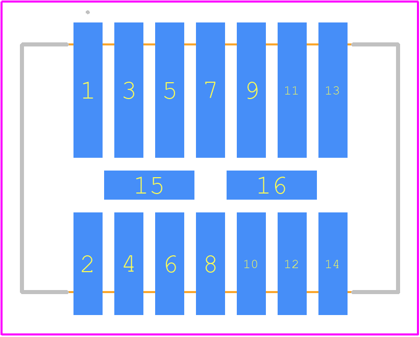 2011970140 - Molex PCB footprint - Other - Other - 2011970140-3