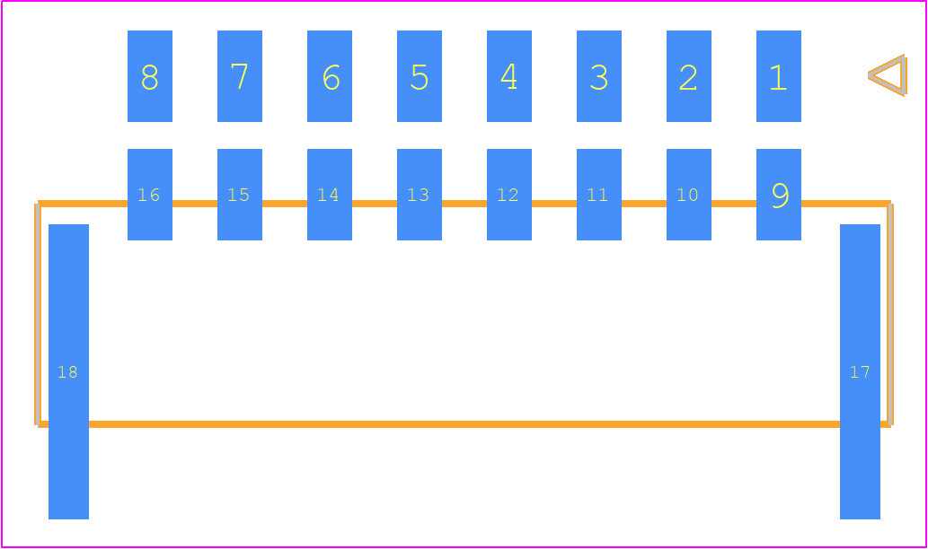 1054052416 - Molex PCB footprint - Other - Other - 1054052416