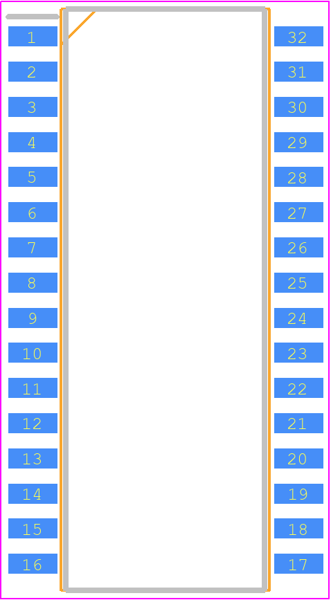 CS8683H - Chip Star Technology PCB footprint - Small Outline Packages - Small Outline Packages - EQB32_2025