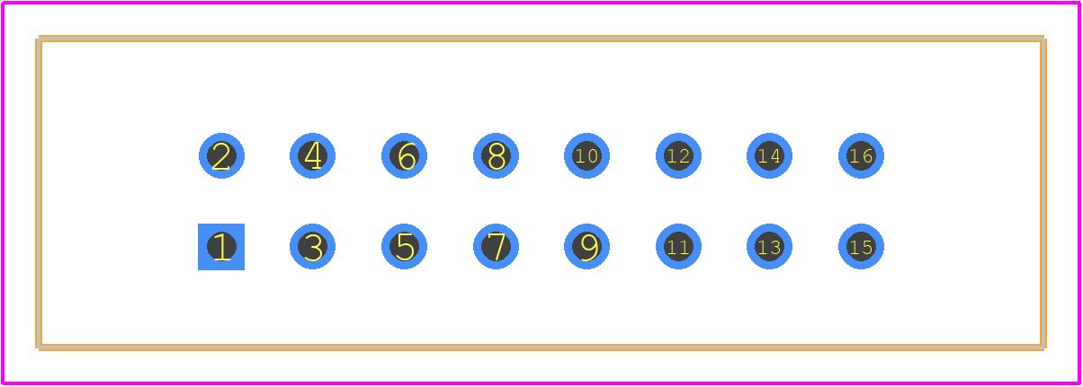 SCP16GS3/G - RS Pro PCB footprint - Other - Other - SCP16GS3/G