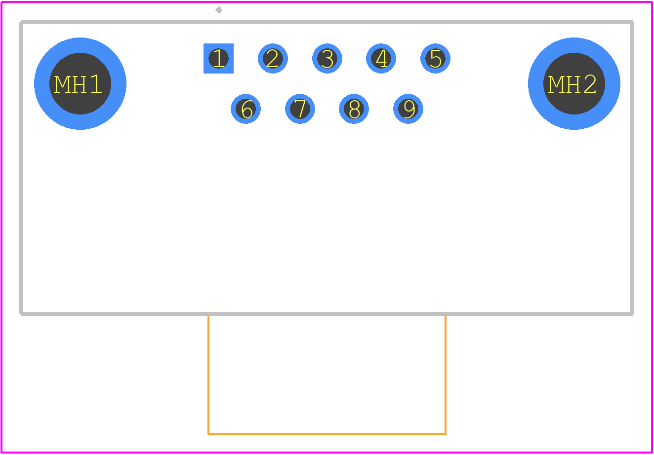 09661227801 - HARTING PCB footprint - Other - Other - 09661227801-1