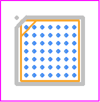 PCA9422LUKZ - NXP PCB footprint - BGA - BGA - SOT1444-13
