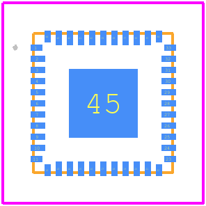 AW20216SQNR - AWINIC PCB footprint - Other - Other - QFN 5X5-44L
