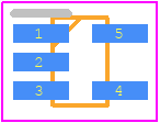 HD74LV1G126ACME-E - Renesas Electronics PCB footprint - SOT23 (5-Pin) - SOT23 (5-Pin) - PTSP0005ZC-A