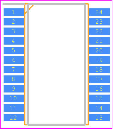 M62364FP#DF1G - Renesas Electronics PCB footprint - Small Outline Packages - Small Outline Packages - PRSP0024GA-A_1