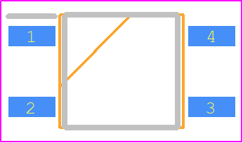 PS2761B-1-A - Renesas Electronics PCB footprint - Small Outline Packages - Small Outline Packages - 4 pin sop---