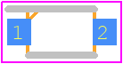 RKZ13CKU#P6 - Renesas Electronics PCB footprint - Small Outline Diode Flat Lead - Small Outline Diode Flat Lead - PUSF0002ZD_A