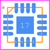 BU22210MUV-E2 - ROHM Semiconductor PCB footprint - Quad Flat No-Lead - Quad Flat No-Lead - VQFN016V3030