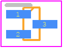 1SS362(TE85L,F) - Toshiba PCB footprint - SOT23 (3-Pin) - SOT23 (3-Pin) - 1-2S1C