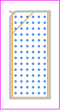 LIFCL-33-8USG84I - Lattice Semiconductor PCB footprint - BGA - BGA - 84-Ball USG/WLCSP_2025