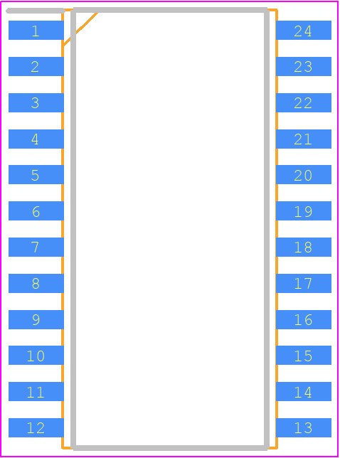 74HCT4067XS24G/TR - SGMICRO PCB footprint - Small Outline Packages - Small Outline Packages - SOIC-24_-