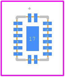 74HC595XTRG16G/TR - SGMICRO PCB footprint - Other - Other - TQFN-2.5×3.5-16L