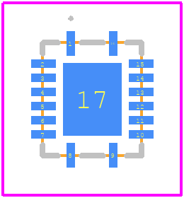 74LVC257AXTUU16G/TR - SGMICRO PCB footprint - Other - Other - TQFN-3.5×4-16L_2025