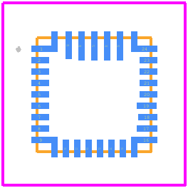 SGM41574YTWM29G/TR - SGMICRO PCB footprint - Other - Other - TQFN-4×4-29L