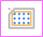 SGM40666BYG/TR - SGMICRO PCB footprint - BGA - BGA - WLCSP-1.17×1.63-12B