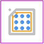 SGM41562BXG/TR - SGMICRO PCB footprint - BGA - BGA - WLCSP-1.52×1.52-9B