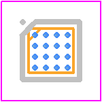 SGM5352-16XG/TR - SGMICRO PCB footprint - BGA - BGA - WLCSP-1.64×1.62-16B