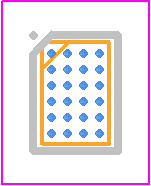 SGM40677YG/TR - SGMICRO PCB footprint - BGA - BGA - WLCSP-1.66×2.54-24B....