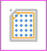SGM3791AYG/TR - SGMICRO PCB footprint - BGA - BGA - WLCSP-1.73×2.06-20B