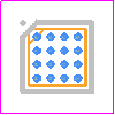 SGM90508GG/TR - SGMICRO PCB footprint - BGA - BGA - WLCSP-2.05×2.05-16B
